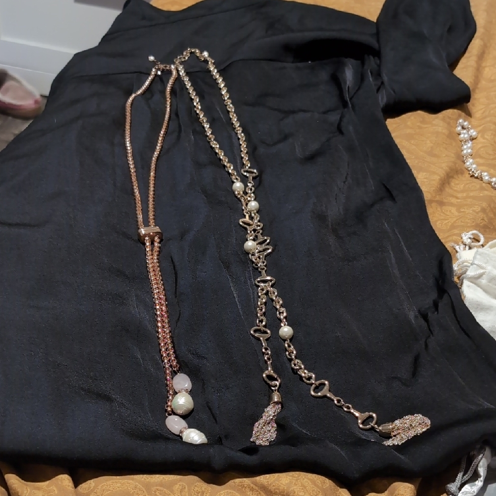 2 Long WHBM Necklaces